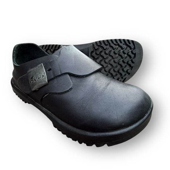 Betula Birkenstock Black Leather Shoes Women's EU 37 - Picture 11 of 15